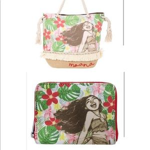 Loungefly X Moana purse and wallet set